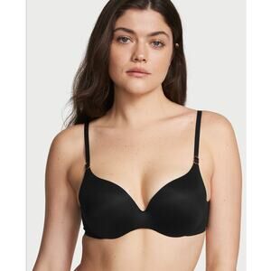 Victoria’s Secret NWT Black Lace Incredible Push-Up Perfect Shape Bra – 34D